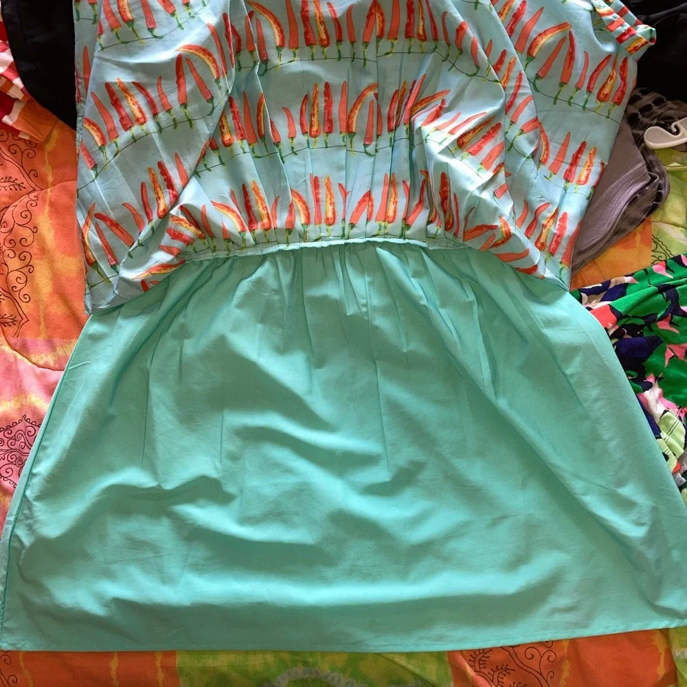 Chili Pepper Print Sundress - Picture 5 of 5